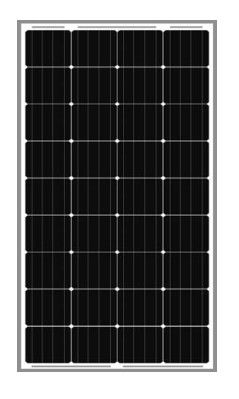 150W IP65 36 Cells Home Solar And Wind Power Systems With Black Frame
