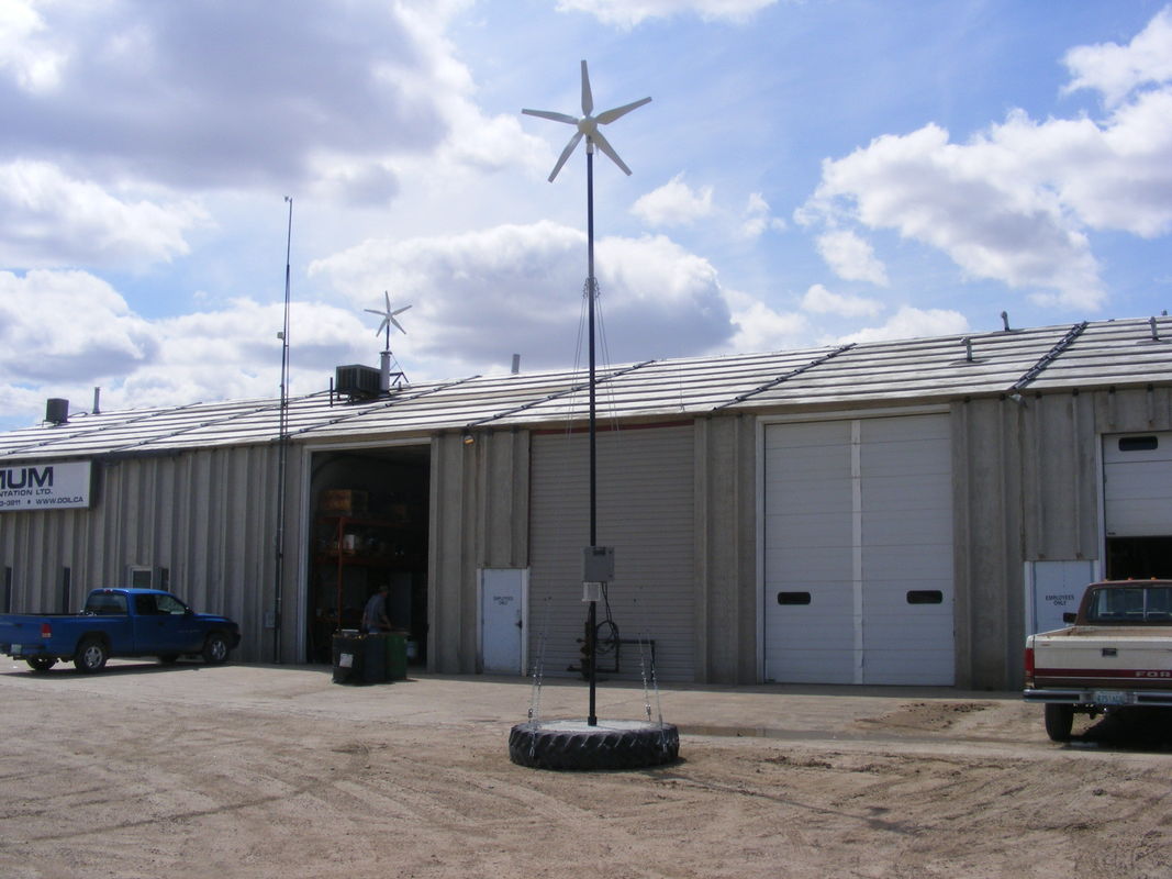 Low Noise 3kw Mini On Grid Wind Turbine Generator For Rooftop Mounting 